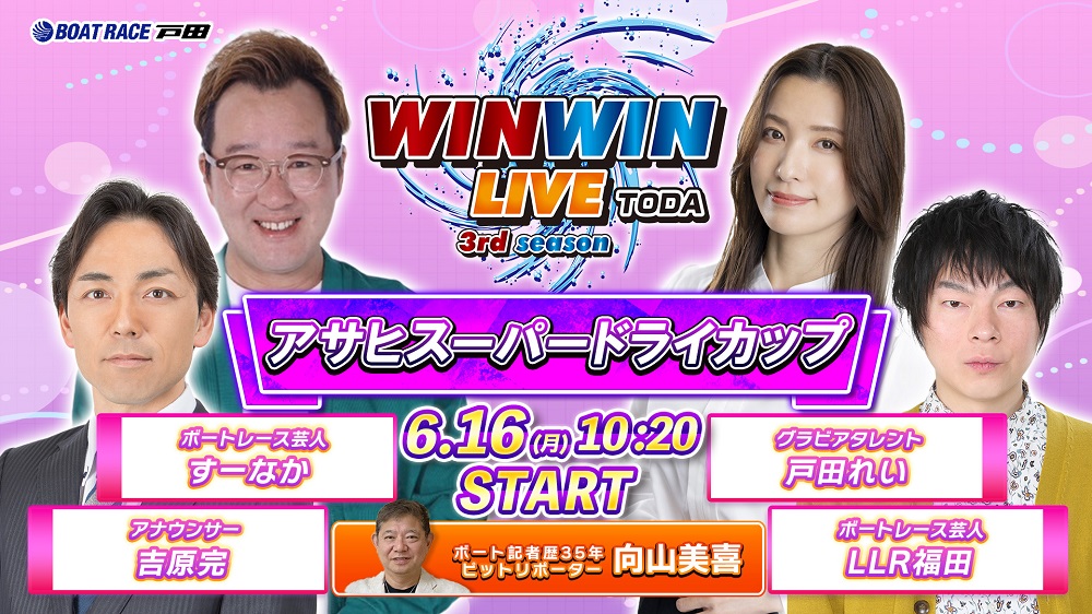 Youtube WINWINLIVE戸田