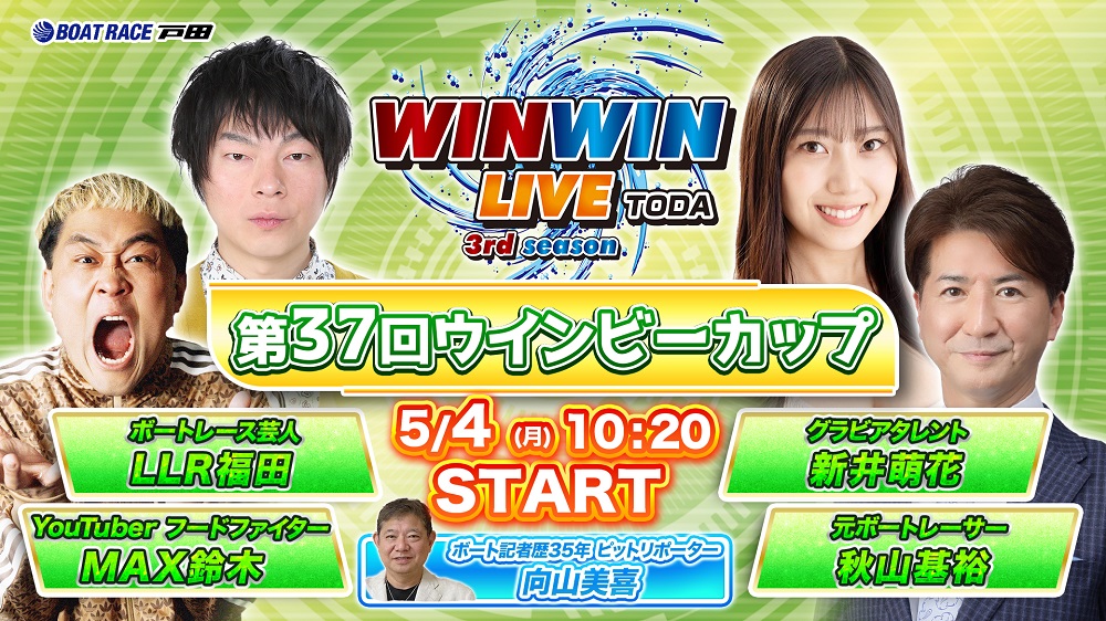 Youtube WINWINLIVE戸田