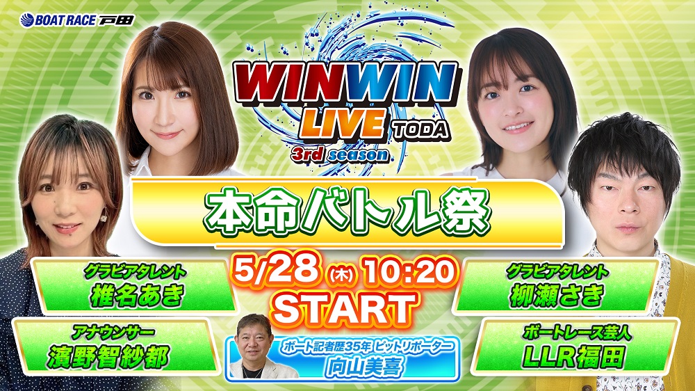 Youtube WINWINLIVE戸田