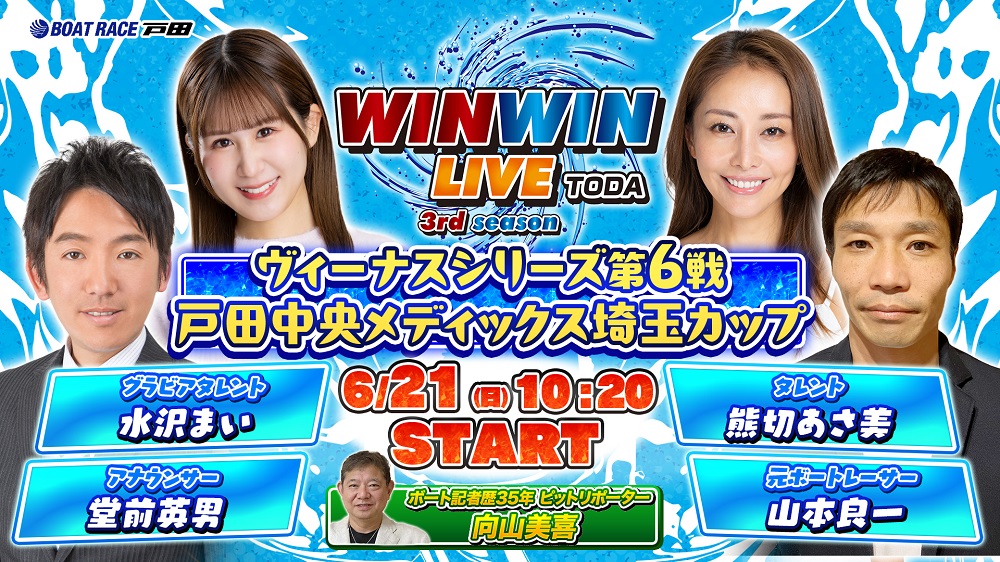 Youtube WINWINLIVE戸田