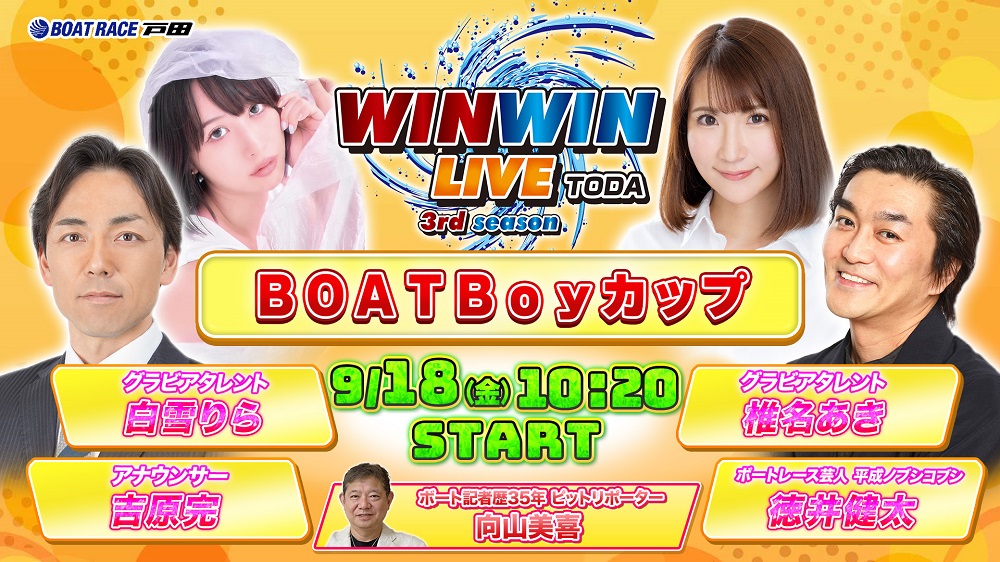 Youtube WINWINLIVE戸田